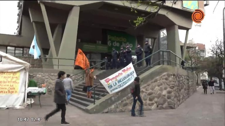Naranjitas protestan por el nuevo estacionamiento