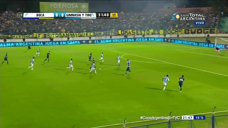 La goleada de Boca a Gimnasia y Tiro