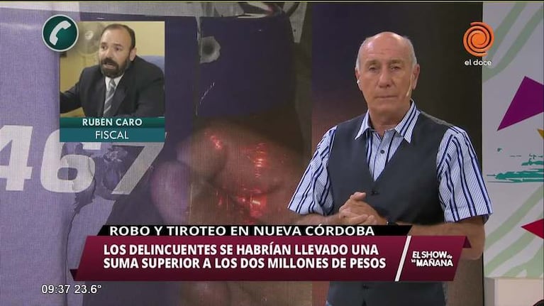 El fiscal Caro dio algunas precisiones del tiroteo en Nueva Córdoba