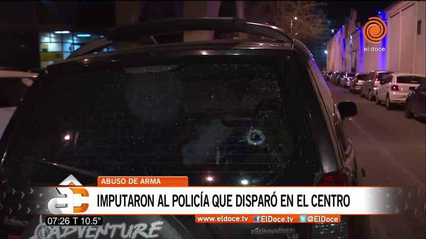 Está detenido el policía que disparó en la calle Salta