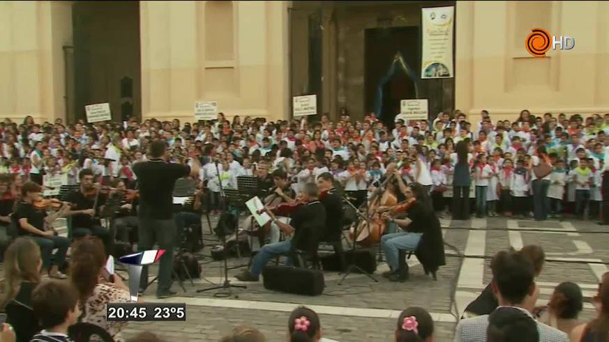 Mil chicos disfrutaron de "Mi ciudad canta"