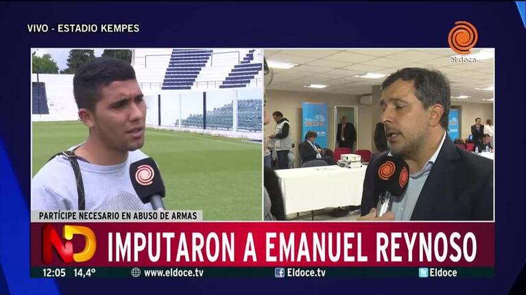 Diego Hak: "La imputación no lo inhabilita para jugar"
