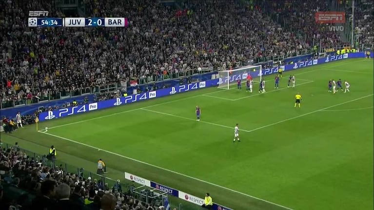 Chiellini y el 3-0 de Juventus a Barcelona