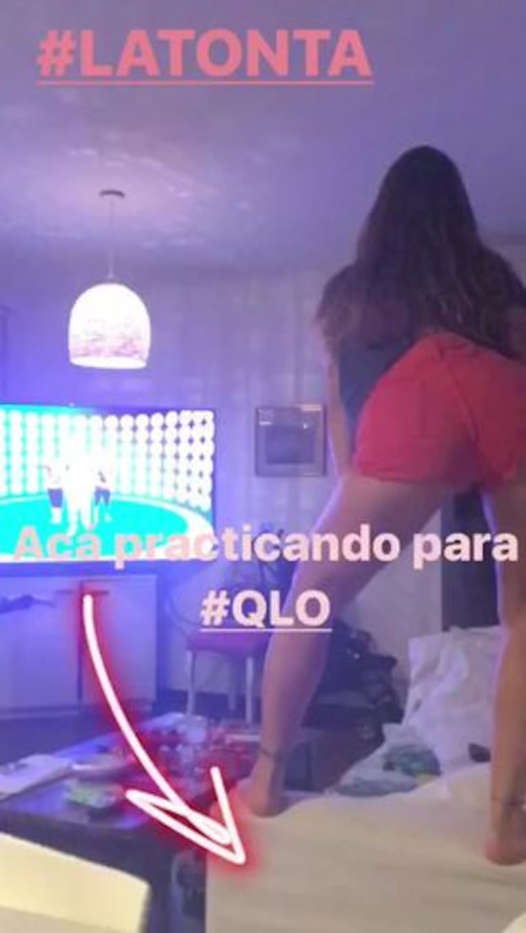 El baile sexy de Jimena Barón al ritmo de Piñon Fijo