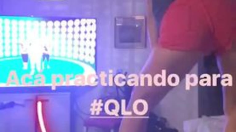 El baile sexy de Jimena Barón al ritmo de Piñon Fijo