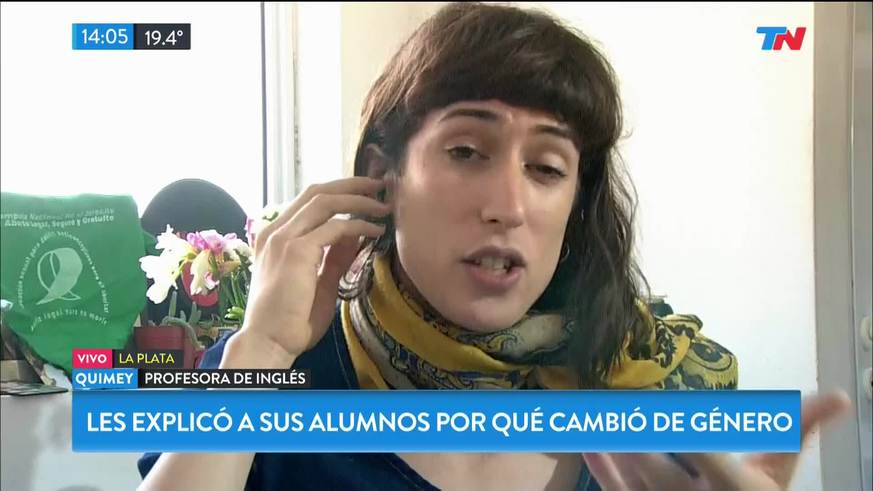 Sorprendió a sus alumnos cambiando de género