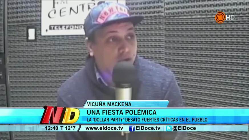 Fiesta polémica en Vicuña Mackenna