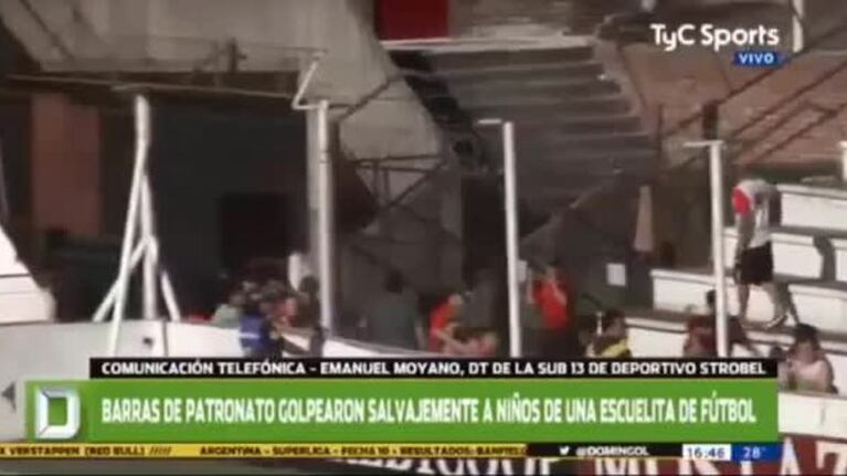 Agredieron a chicos en un partido de fútbol