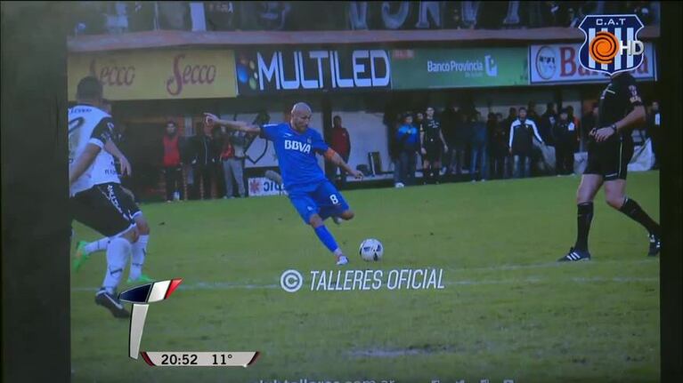 El hincha que ya se tatuó el gol de Guiñazú
