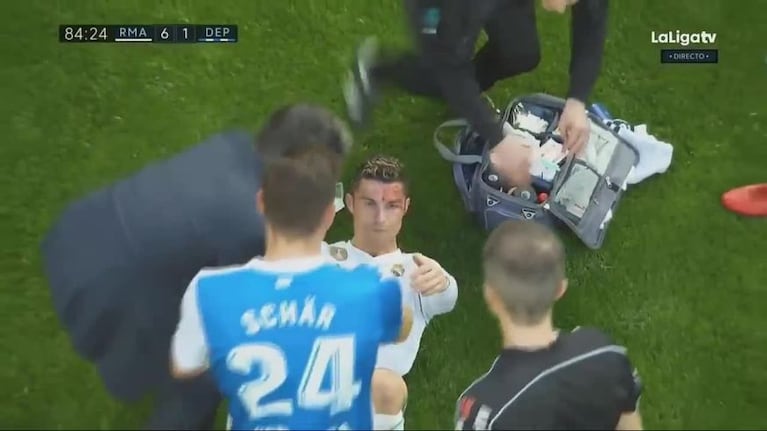 El coqueto gesto de Ronaldo 