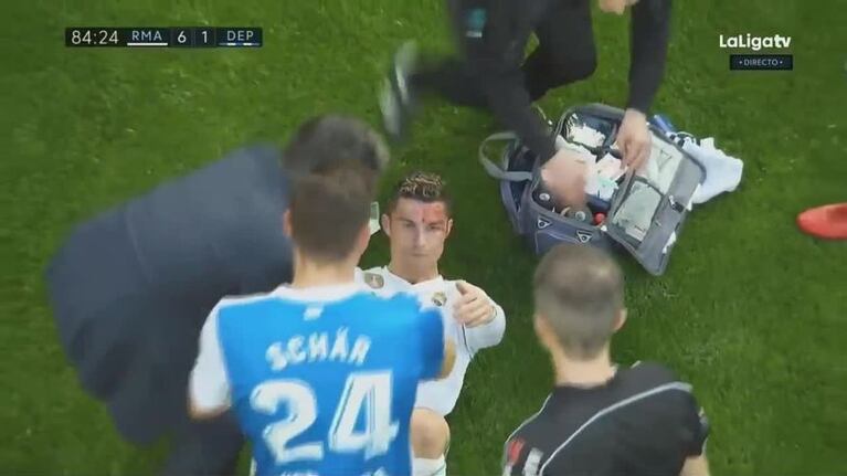 El coqueto gesto de Ronaldo