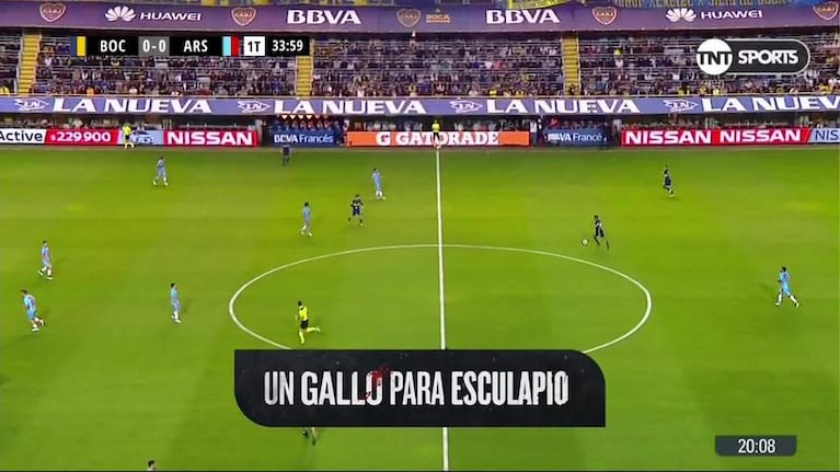 Vadalá puso el 1-0 para Boca ante Arsenal