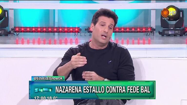 José María Listorti imitó a Leo García