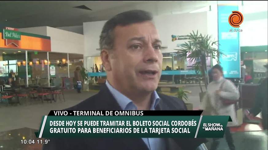 Ya se puede tramitar el Boleto Social Córdobés