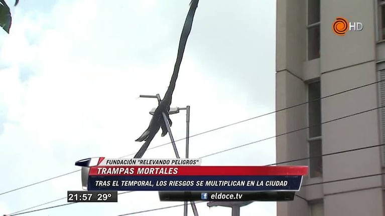 "Relevando Peligros" y las trampas mortales en la ciudad