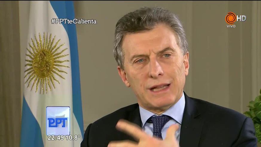 Macri: "Me ha tocado dar anuncios horribles"