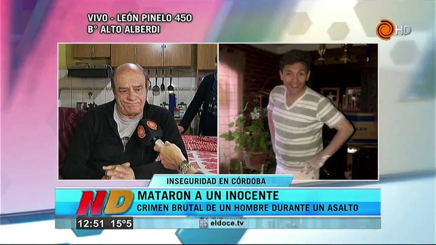 El dolor del padre del joven asesinado en Alto Alberdi