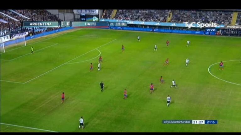 Dos de Messi y uno de Agüero para el 4-0