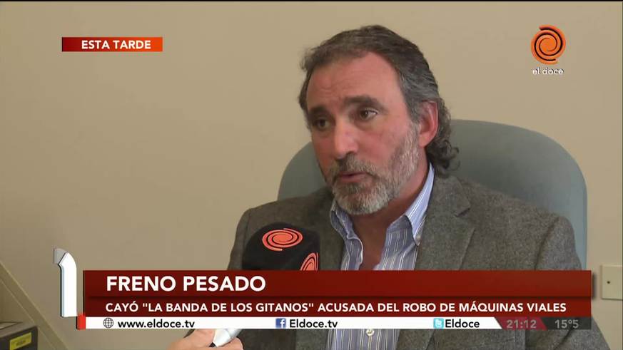 Cayó una banda acusada por robar máquinas viales