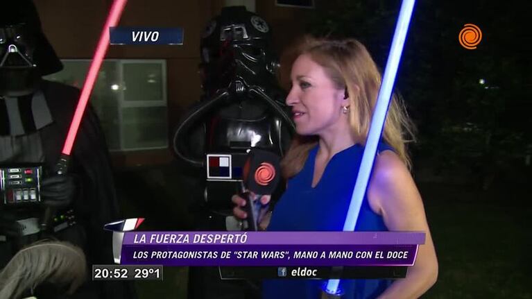Los protagonistas de Star Wars pasaron por El Doce