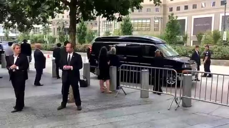 Hillary Clinton se desmayó en la ceremonia del 11-S