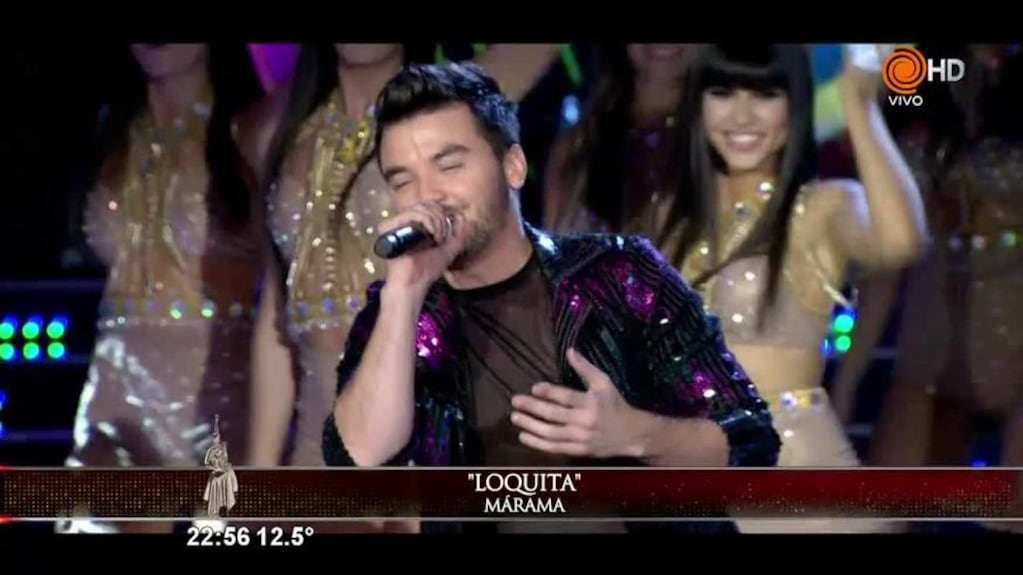 Agustín de Márama cantó "Loquita" en el Bailando