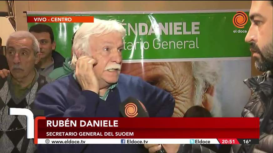 Daniele no será candidato en el SUOEM