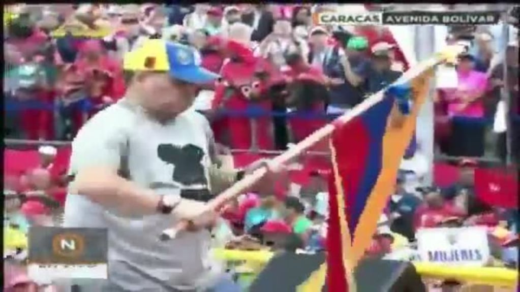 El baile de Maradona en la campaña de Maduro