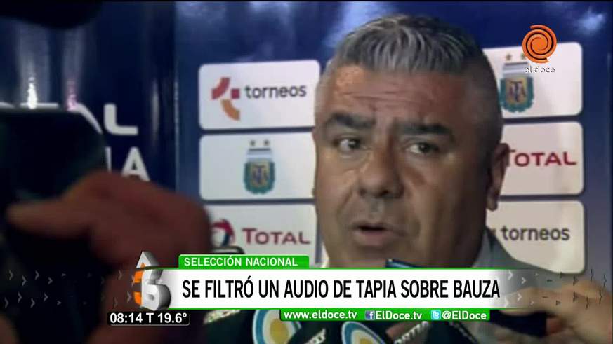 El audio que se filtró de "Chiqui" Tapia