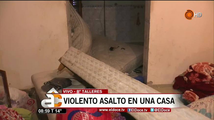 Violento asalto a familia de gitanos en Talleres Oeste