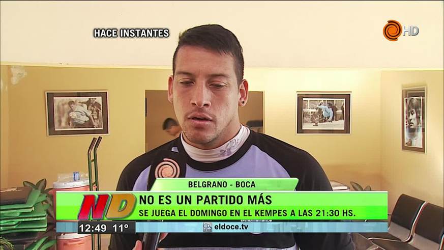 Chiqui Pérez: "Es especial enfrentar a Boca"
