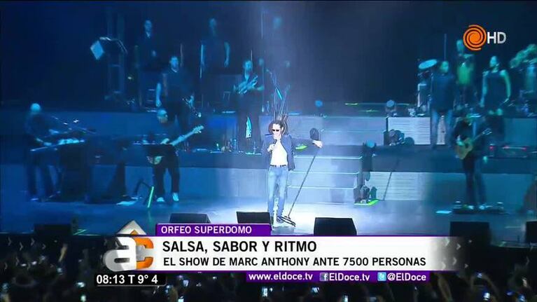 El show de Marc Anthony en Córdoba