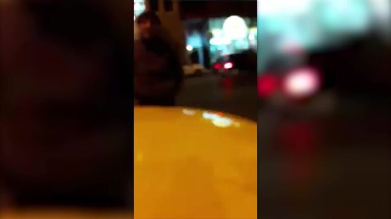 La agresión de un taxista a un pasajero
