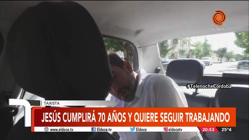 El taxista que cumplirá 70 años y quiere seguir trabajando