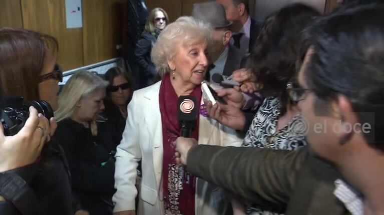 La Perla: el mal momento de Estela de Carlotto en el juicio