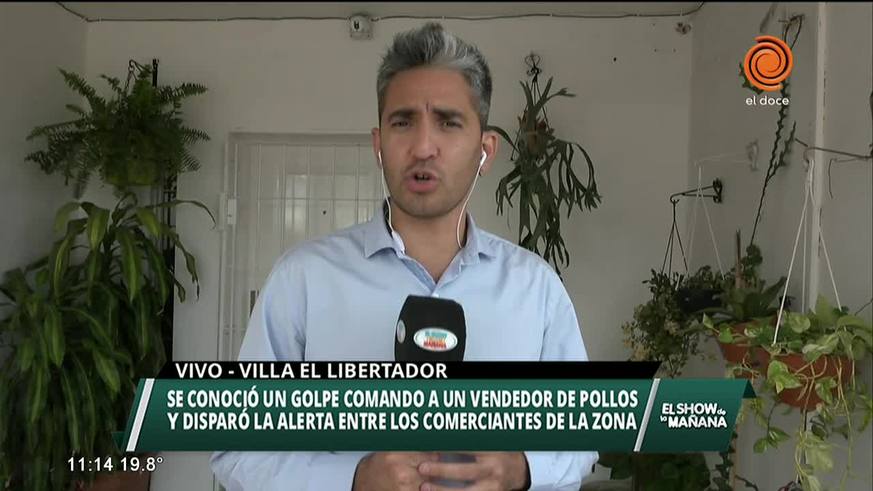 Robo violento a pollero en video