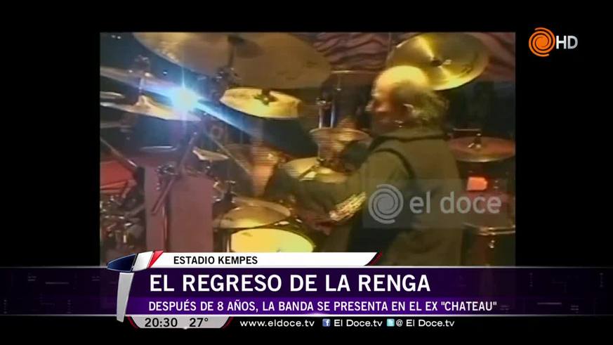 El regreso de La Renga al Kempes