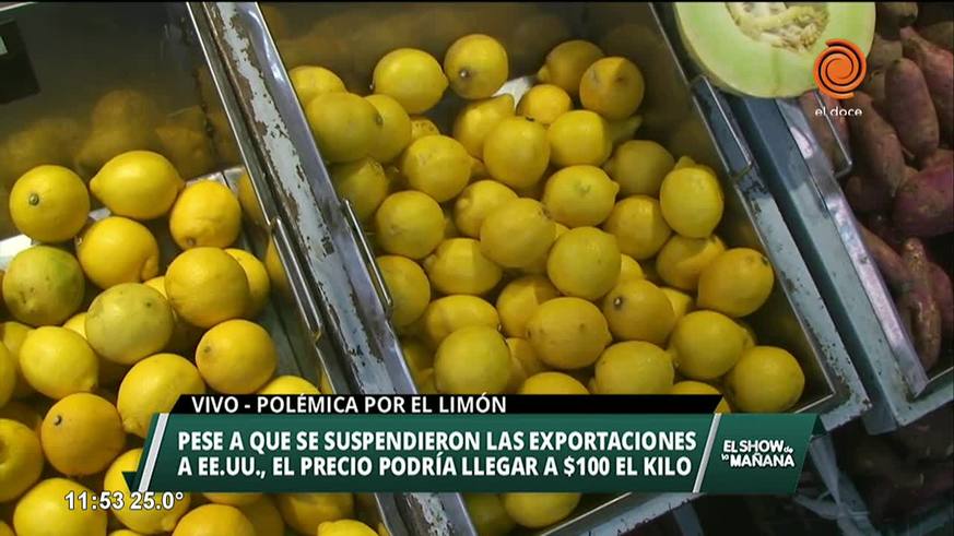 El limón podría llegar a los $100