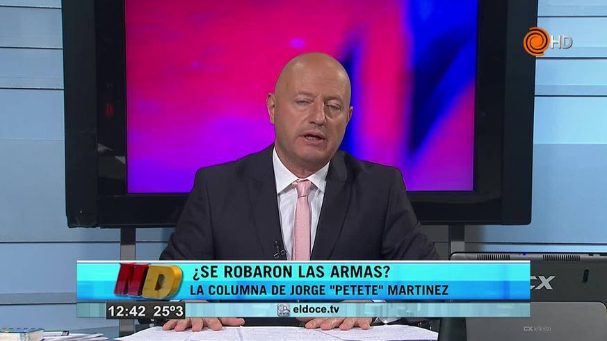 Jorge "Petete" Martínez: ¿Se robaron las armas?