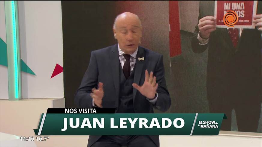 Juan Leyrado presenta "El elogio de la risa"