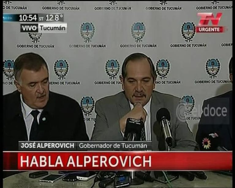 Alperovich habló tras los incidentes