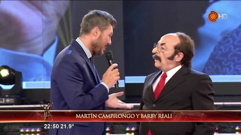 Campi la rompió haciendo de Julio Bárbaro