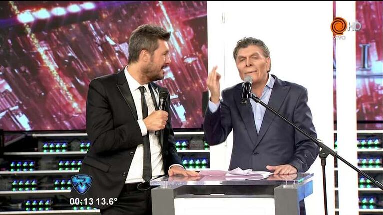 Macri volvió a visitar a Tinelli
