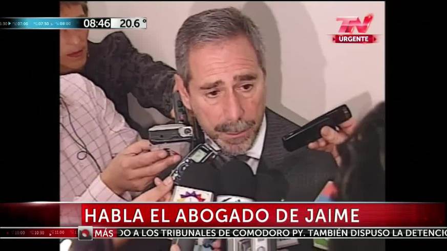 Abogado de Jaime :"La medida es una ridiculez"