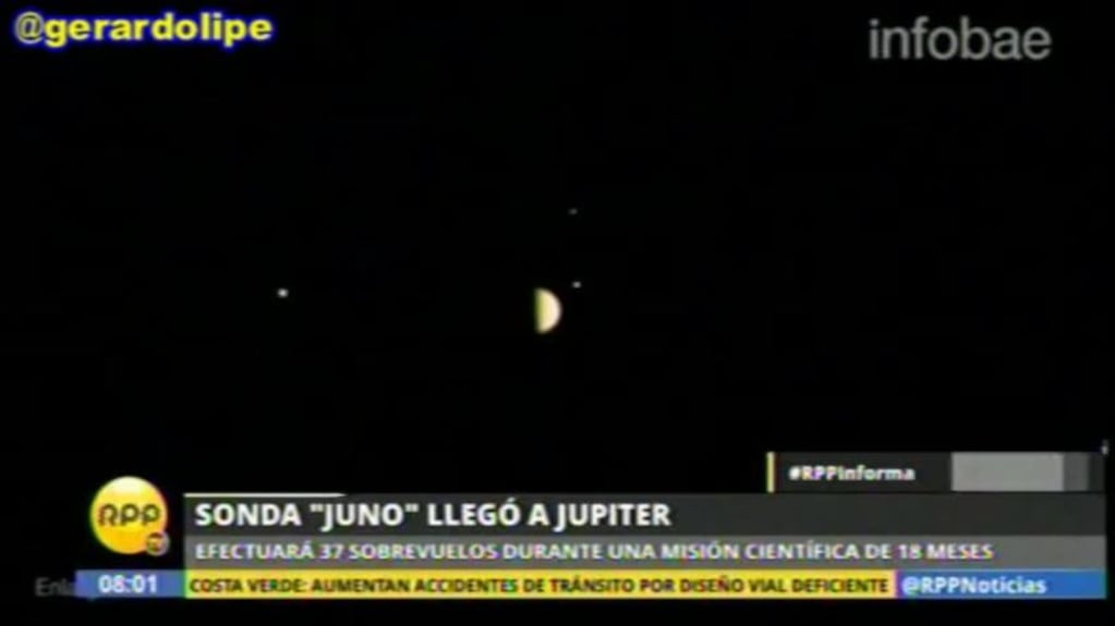 Dos periodistas creyeron que la sonda Juno era tripulada