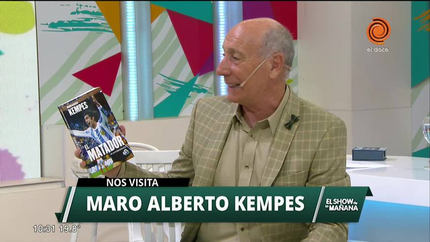 Mario Alberto Kempes presenta su biografía