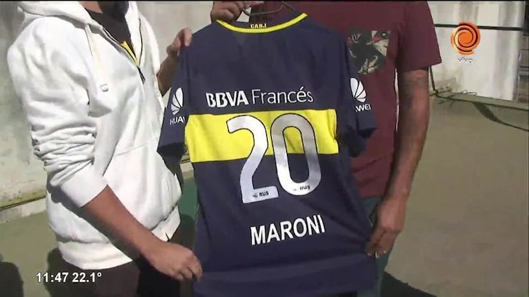 Maroni debutó en Boca con un golazo