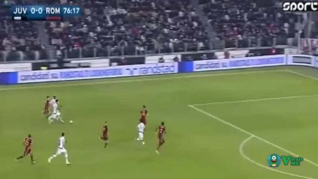 El gol de Dybala ante la Roma