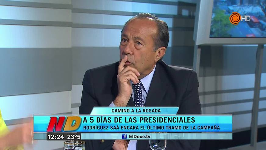 Rodríguez Saá en Noticiero Doce