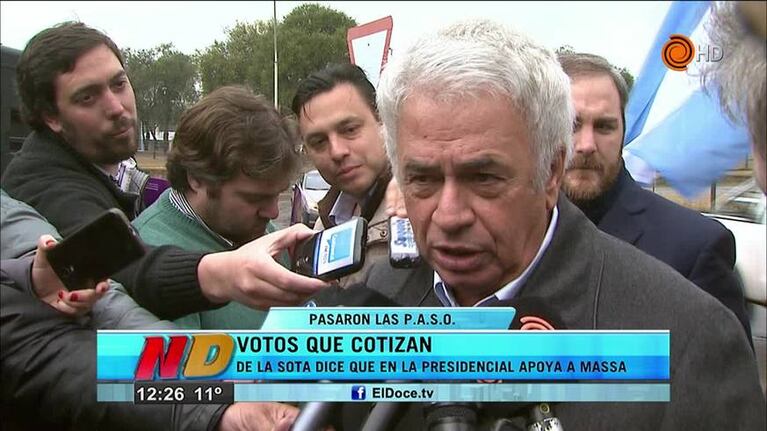 De la Sota negó acercamiento al kirchnerismo